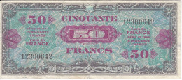 BILLETE DE FRANCIA DE 50 FRANCS DEL AÑO 1944  (BANKNOTE) - 1944 Flag/France