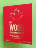 DSQUARED2 - RED WOOD - Echantillon - Parfums - Stalen