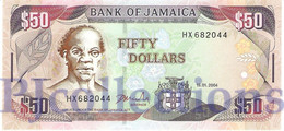 JAMAICA 50 DOLLARS 2004 PICK 79e UNC - Jamaique