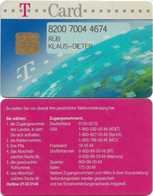 Germany - T-Card, Globe, Personalised Chip Card, Used - [2] Prepaid