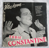 LP 33 TOURS 25cm EDDIE CONSTANTINE L'ENFANT DE LA BALLE MERCURY MLP 7072 VOL.3 - Spezialformate