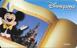 PASS--DISNEY-DISNEYLAND PARIS-2000-MICKEY- ADULTE-V°NARBONI-01/08/MIC-VALIDE 1 JOUR-TBE - Pasaportes Disney