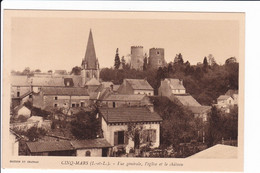 CINQ-MARS - Vue Générale, L'église Et Le Château - Other & Unclassified