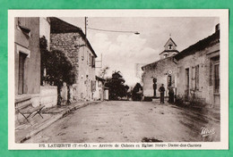 81 Tarn Et Gronne Lauzerte Arrivée De Cahors Et Pompes à Essence - Lauzerte