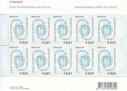 2004 Netherlands 61c International Court Of Justice Hague Law Legal Miniature Sheet Of 10  MNH @ BELOW FACE VALUE - Officials