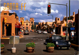 New Mexico Santa Fe Main Street Scene 2001 - Santa Fe