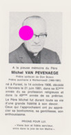 Père Salésien Michel Van Pevenaege Forest 1906 - Verviers 1981 Don Bosco + Prêtre à Welkenraedt - Communion