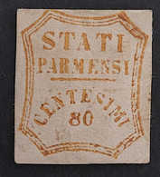 Stamp, Italian Ancient States, Parma, 1859, 80c, Sassone#18, MH - Parma