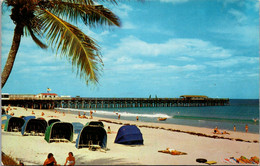 Florida Palm Beach Showing Beach And Pier - Palm Beach