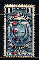 ECUADOR - 1929 - STEMMA CON SOVRASTAMPA -  USATO - Ecuador