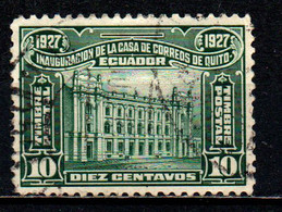 ECUADOR - 1927 - INAUGURAZIONE DEL PALAZZO DELLE POSTE A QUITO - USATO - Equateur