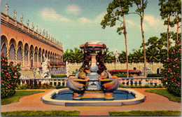Florida Sarasota Ringling Art Museum Famous Fountain Of Turtles Curtech - Sarasota