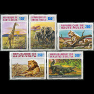 BURKINA FASO 1973 - Scott# C141-5 Wildlife Set Of 5 MNH - Haute-Volta (1958-1984)