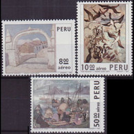 PERU 1973 - Scott# C387-9 Paintings Set Of 3 MNH - Peru
