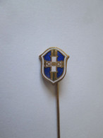 CBD Brazil Football Federation Logo Pin Badge 60s - Football