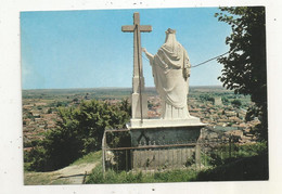 Cp, 82, MOISSAC , La VIERGE Du Coteau Dominant La Ville, Vierge - Moissac