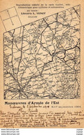 MANOEUVRES D’ARMÉE DE L'EST  5-17 Septembre 1904. Librairie L VENOT DIJON   Carte écrite En 1904 - Manoeuvres