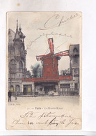 CPA (avec Paillettes Argentees Et Dorees)PARIS 19eme, LE MOULIN ROUGE - Arrondissement: 19