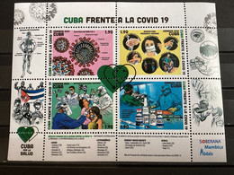 Cuba - Postfris / MNH - Sheet Covid-19 / Corona 2021 - Neufs