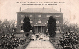 60  /ESTREES SAINT DENIS - Pensionnat Saint Joseph, Jeunes Enfants Soignée Par Les Religieuses.  / TRES BELLE CARTE - Estrees Saint Denis