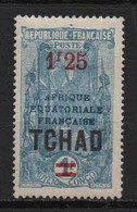 Tchad  - 1925 -  Tb AEF Surch-  N° 48 - Neufs* - MLH - Ungebraucht