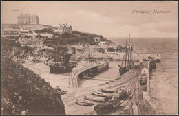 Newquay Harbour, Cornwall, C.1905-10 - Valentine's Postcard - Newquay