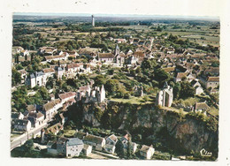 Cp, 86 , ANGLES SUR ANGLIN , Vue Générale Aérienne , Voyagée 1968 - Sonstige & Ohne Zuordnung