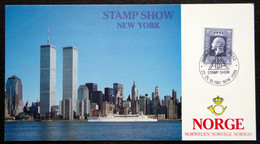 Norway 1987 Card For Stamp Exhibition  STAMP SHOW NEW YORK ( Lot 3179 ) - Brieven En Documenten