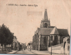 60  / LASSIGNY / GRANDE RUE / ABSIDE DE L EGLISE - Lassigny