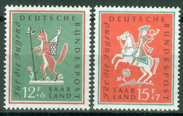 Saarland 433/34 ** Postfrisch - Unused Stamps