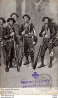 MILITARIA  GUERRE 1914-18  Une Poignée De Braves  Chasseurs Alpins  Cachet Ambulance De CANTELEU Près ROUEN - Regiments