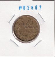 France 20 Francs 1953 B Km#917.2 - 10 Francs