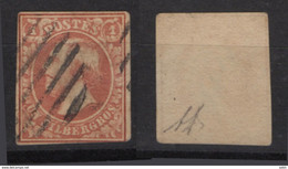 LUSSEMBURGO A1 - Rosso Vermiglio - Val. Cat. 200€ Siglato Diena - 1852 William III