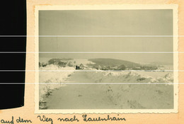 Orig. XL Foto 1940, Ortspartie Auf Dem Weg Nach Mittweida Lauenhain, Schnee, Winterlandschaft - Mittweida