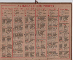 Almanach Des Postes / Ancien 1949/ Imprimeries OBERTHUR Rennes-Paris / 1949          CAL499 - Klein Formaat: 1941-60