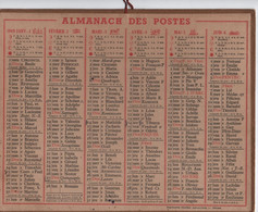 Almanach Des Postes / Ancien 1949/ Imprimeries OBERTHUR Rennes-Paris / 1949          CAL499 - Petit Format : 1941-60