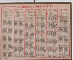 Almanach Des Postes / Ancien 1952 Imprimeries OBERTHUR Rennes-Paris / 1952         CAL500 - Petit Format : 1941-60