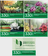 Hungary - 2022 - Arboreta And Botanic Gardens Of Hungary I - Mint Stamp Set - Neufs