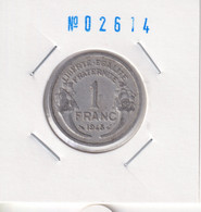 France 1 Franc 1948 Km#885.a1 - 1 Franc