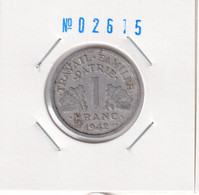 France 1 Franc 1942 Km#902.1 - 1 Franc