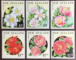 New Zealand 1992 Camellias Flowers MNH - Non Classificati