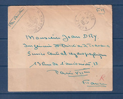 ⭐ Indochine - Franchise Militaire - Poste Navale - Unité Marine De Saïgon - Par Avion - 1953 ⭐ - Briefe U. Dokumente