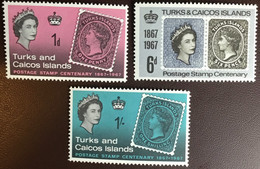 Turks & Caicos 1967 Stamp Centenary MNH - Turks- En Caicoseilanden