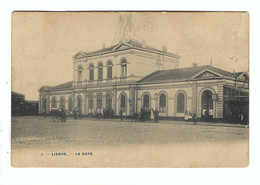 Lier   1.  -  LIERRE - LA GARE 1908 - Lier