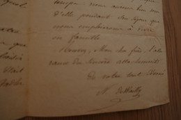 LAS Autographe Natalis DE Wailly 1805/1886) Mézières Paris Historien Archiviste 1833 à Gouzot Personnelle - Altri & Non Classificati