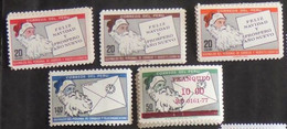 Peru/Pérou  1965,69,77  YT N°PE 471,510-12,624 Père Noël (5 Val) - N** - Perù
