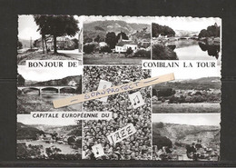 COMBLAIN LA TOUR-FESTIVAL DU JAZZ-CAPITALE EUROPIEENNE-JAZZ-MULTIVUE-CARTE ENVOYEE-1962-RARE-VOYEZ LES 2 SCANS!!! - Hamoir