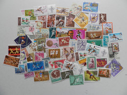 COURSE A PIED  COLLECTION DE 60 TIMBRES DIFFERENTS 1ER CHOIX TOUS PAYS - Collections (without Album)