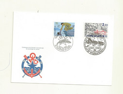 EMISSION COMMUNE FRANCE SUISSE SAUVETAGE DU LAC LEMAN - Temporary Postmarks