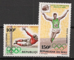 MALI - 1968 - Poste Aérienne PA N°Yv. 62 à 63 - Olympics / Mexico 68 - Neuf Luxe ** / MNH / Postfrisch - Estate 1968: Messico